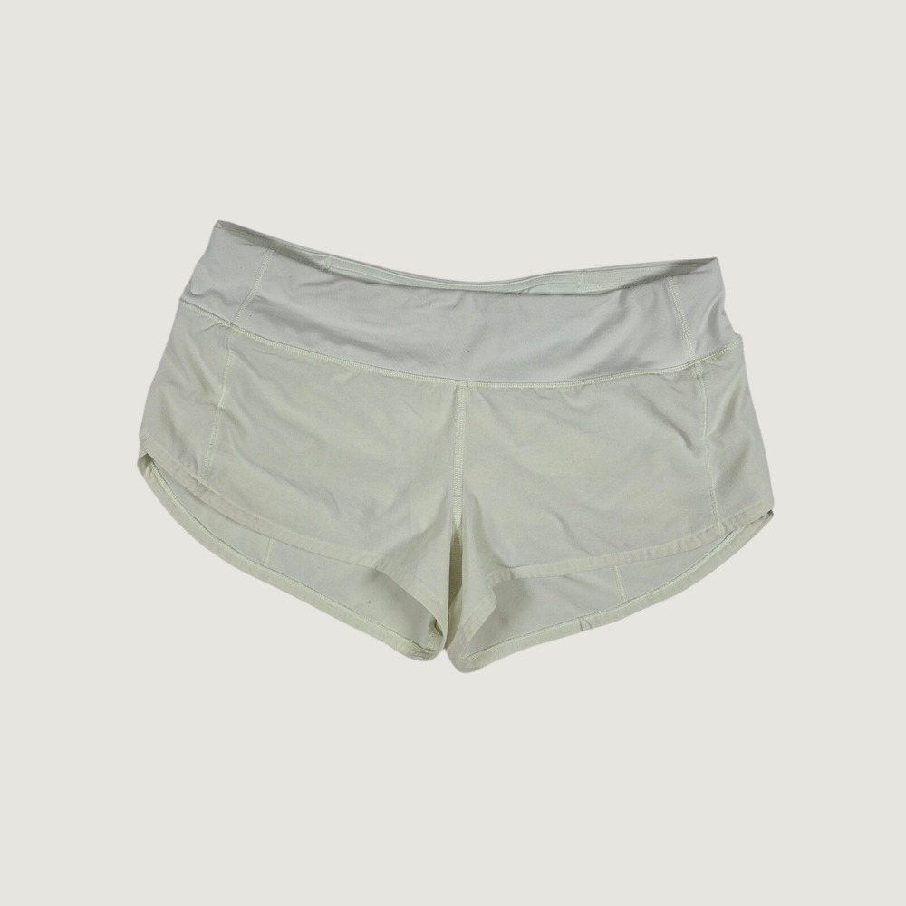 Lululemon Speed Up Low-Rise Lined Short 2.5" Size 6 Mint‎ Green Running Athletic